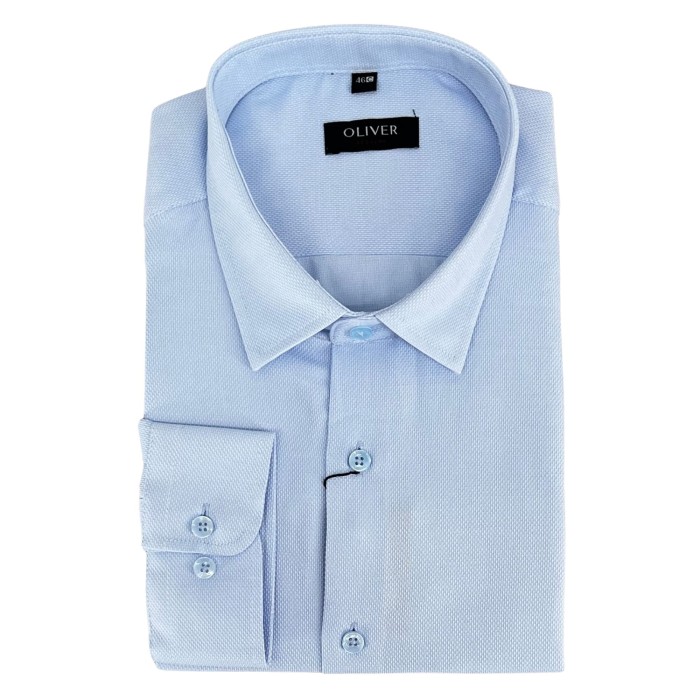Błękitna koszula oxford