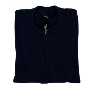 Sweter rozpinany Atos granatowy