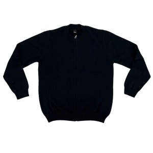 Sweter rozpinany Atos czarny
