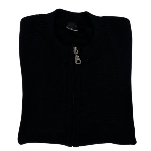 Sweter rozpinany Atos czarny