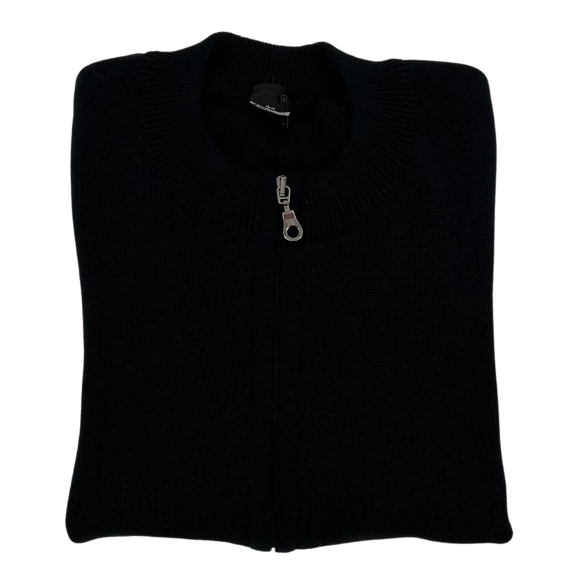 Sweter rozpinany Atos czarny