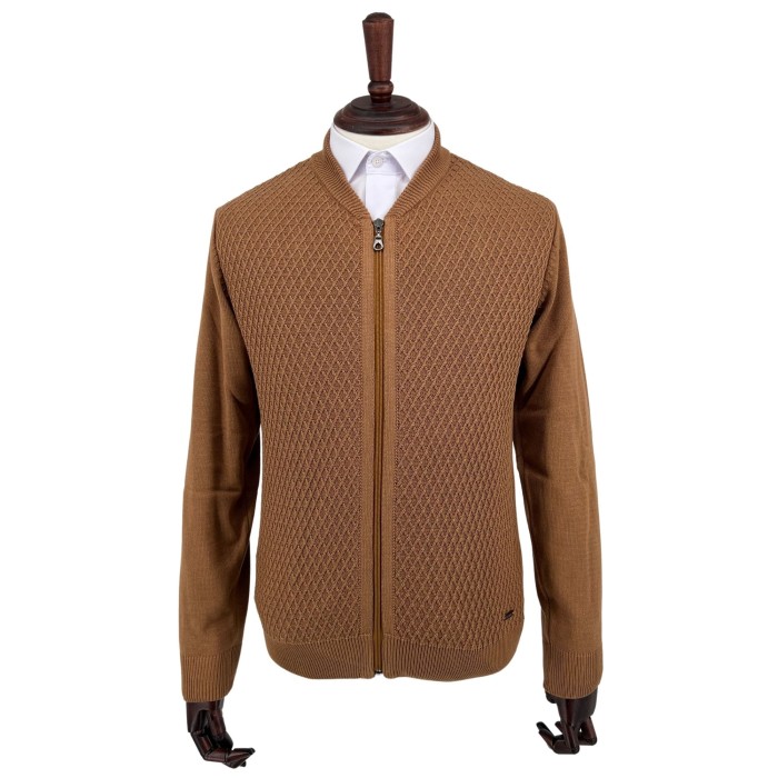 Sweter rozpinany Parys mokka