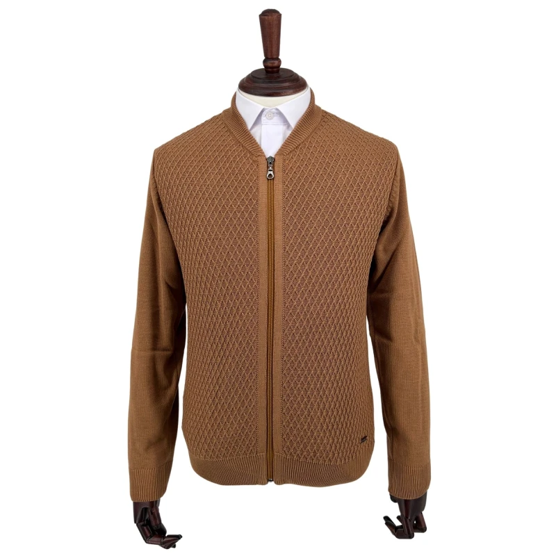 Sweter rozpinany Parys mokka