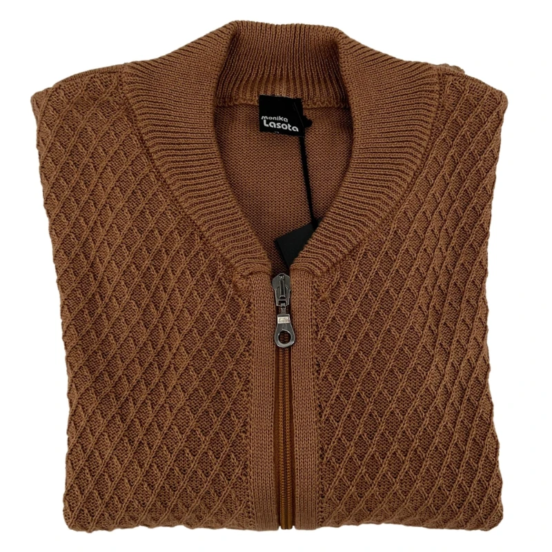 Sweter rozpinany Parys mokka
