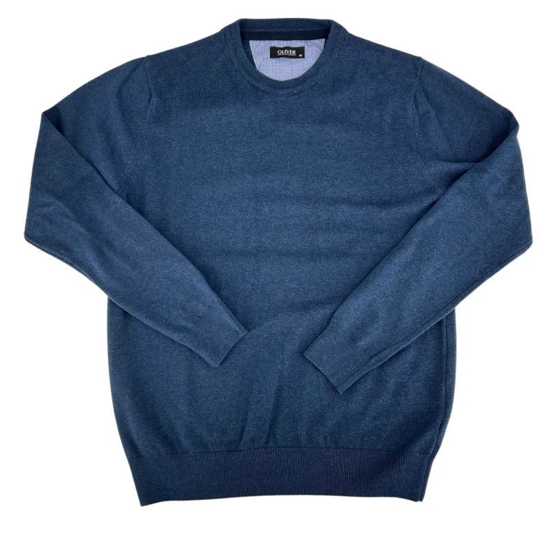 Sweter z okrągłym dekoltem jeans