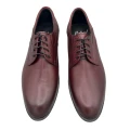 Bordowe pantofle męskie