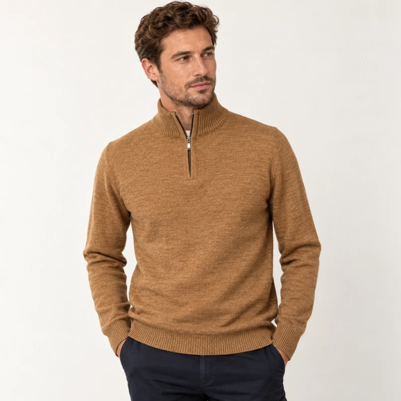 Sweter BL polo camel model.png